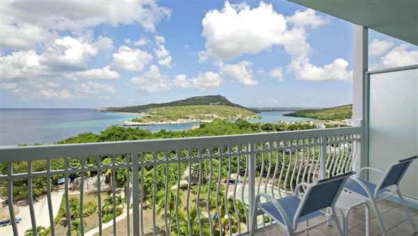 Dreams Curacao Resort, Spa & Casino pohled z balkonu v pokoji | Dreams Curacao Resort, Spa & Casino