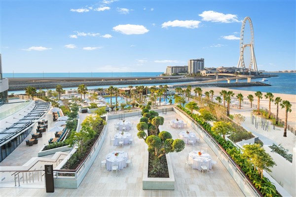 Address beach resort terasa restaurace | Address beach resort