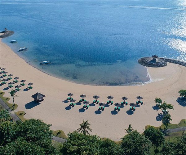 Bali Tropic Resort & Spa pohled na pláž | Bali Tropic Resort & Spa