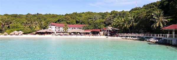 Bubu Island Resort pohled na a reál od moře | Bubu Island Resort