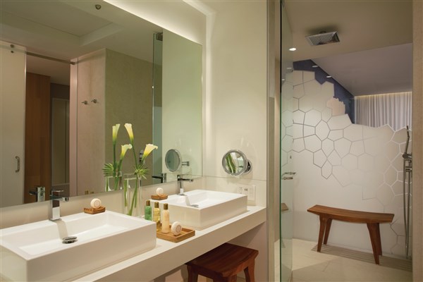 Dreams Vista Cancún Golf & Spa Resort pokojová koupelna | Dreams Vista Cancún Golf & Spa Resort