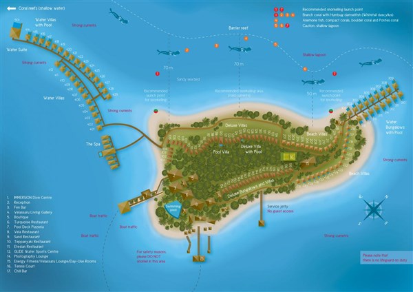 Velassaru mapa areálu | Niva Velassaru Maldives