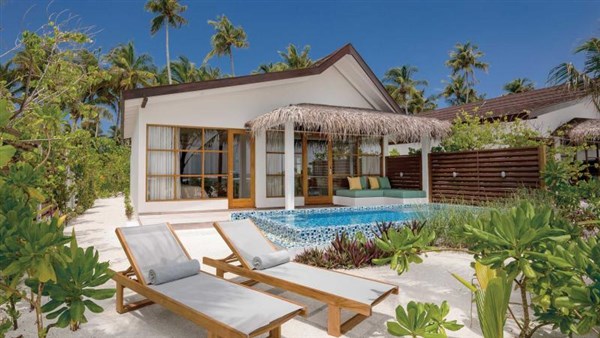 Oblu Select at Sangeli Maldives plážová vila | Oblu Select at Sangeli Maldives