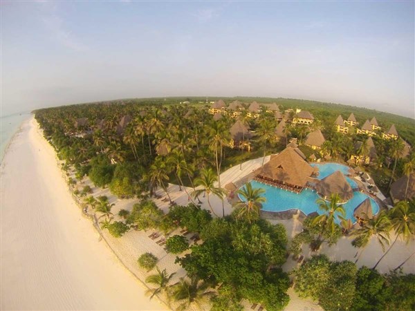 Neptune Pwani Beach Resort pohled na areál | Neptune Pwani Beach Resort