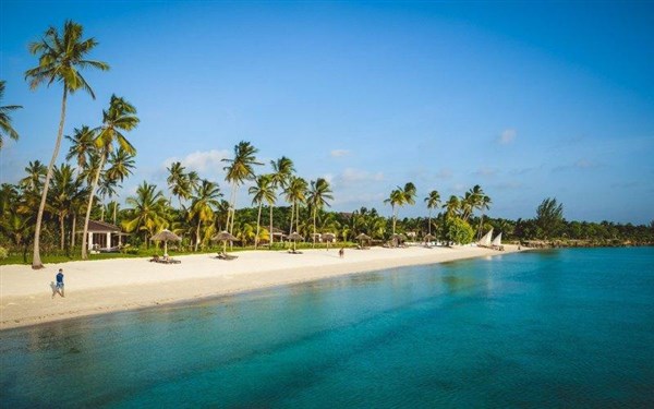 The Residence Zanzibar pohled z moře na pláž | The Residence Zanzibar