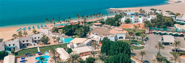 BM Beach Resort (ex Bin Majid resort) pohled shora na areál | BM Beach Resort (ex Bin Majid resort)