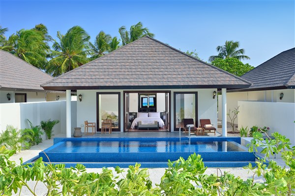 plážová vila s bazénem | Atmosphere Kanifushi Maldives