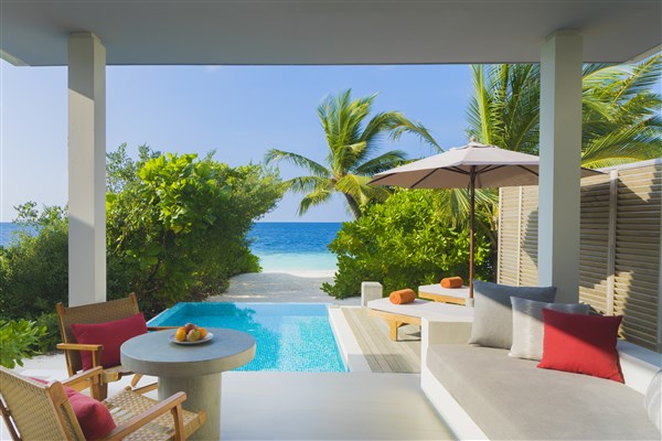 plážová vila s bazénem | Dhigali Maldives