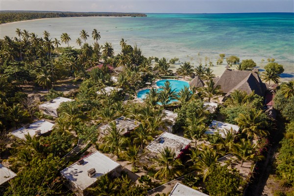 Jóga na Zanzibaru s lektorkou pohled na areál | White Paradise Boutique Resort Zanzibar