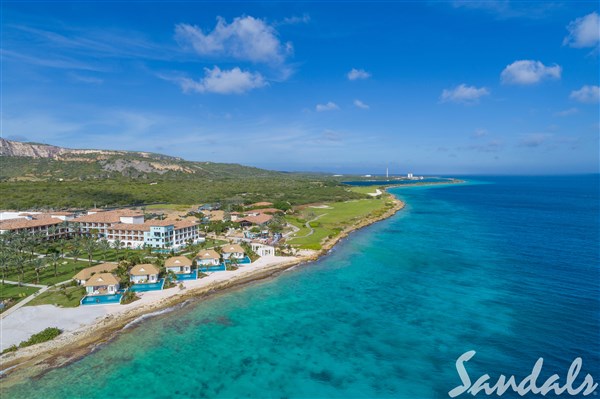 Sandals Royal Curacao pohled na moře a pláž | Sandals Royal Curacao