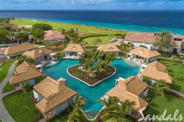 Sandals Royal Curacao vilky se středovým bazénem  bazénem | Sandals Royal Curacao