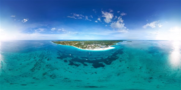 Gold Zanzibar Beach House & Spa 360 stupňový pohled na ostrov | Gold Zanzibar Beach House & Spa