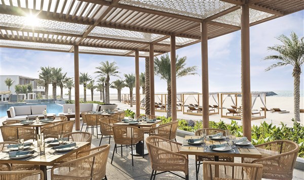 InterContinental Ras Al Khaimah Mina Al Arab Resort pergola u pláže | InterContinental Ras Al Khaimah Mina Al Arab Resort