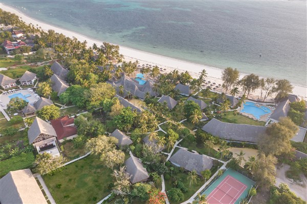 Kiwengwa Beach Resort pohled na areál | Kiwengwa Beach Resort