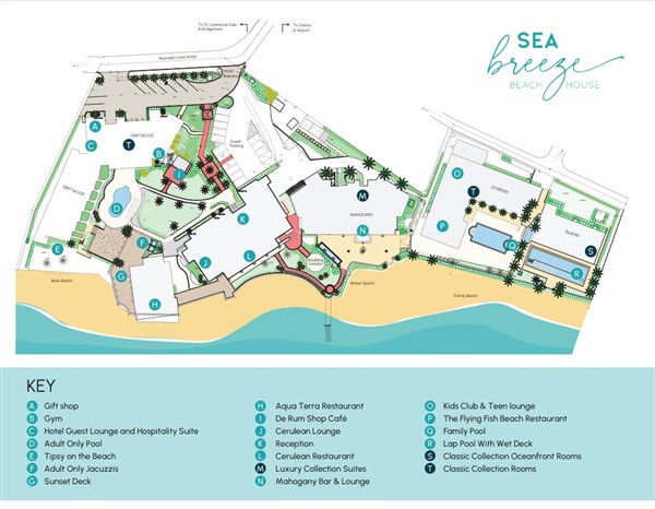 Sea Breeze Beach House mapka | Sea Breeze Beach House