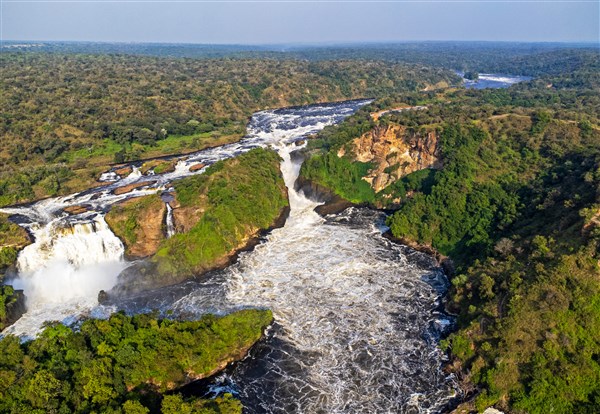 NÁRODNÍ PARKY UGANDY vodopád Murchison | NÁRODNÍ PARKY UGANDY