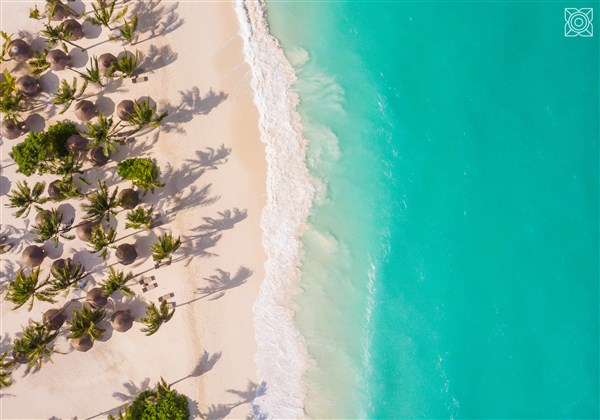 Zuri Zanzibar pohled z vrchu na moře a pláž | Zuri Zanzibar