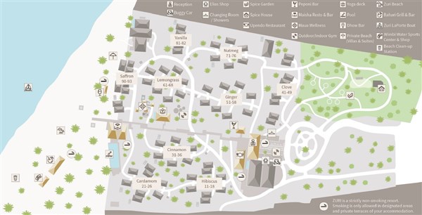 Zuri Zanzibar mapka areálu | Zuri Zanzibar