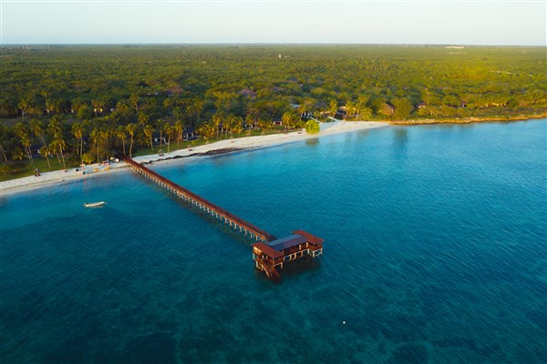 The Residence Zanzibar pohled na molo a moře | The Residence Zanzibar