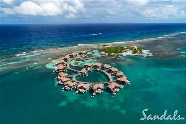 Sandals Royal Caribbean pohled na areál | Sandals Royal Caribbean