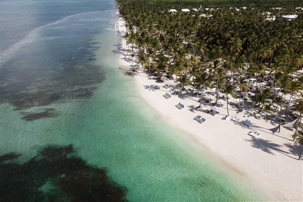 Catalonia Bavaro celkový pohled na pláž | Catalonia Bavaro