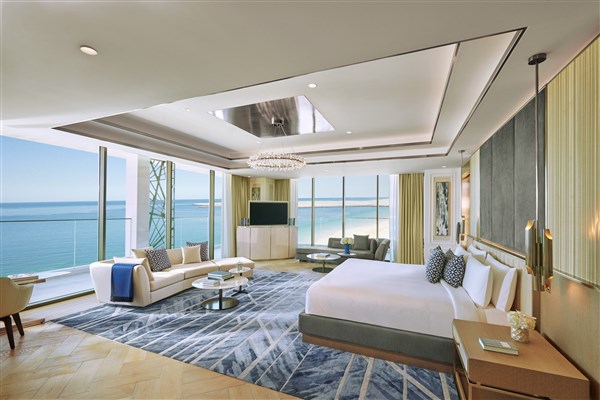 Mandarin Oriental Jumeira Dubai pokoj s výhledem na moře | Mandarin Oriental Jumeira, Dubai