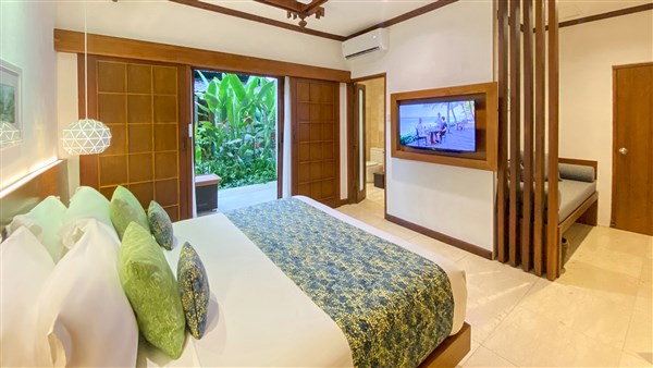 Ložnice pokoje Deluxe Garden Room | Candi Beach Resort & Spa