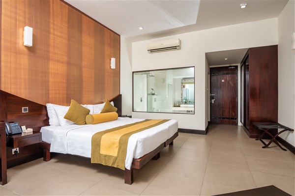 Postel v pokoji deluxe | Shinagawa Beach Hotel