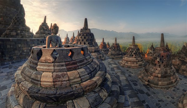 Klasický okruh Jávou + pobyt na Bali Borobudur | Klasický okruh Jávou + pobyt na Bali