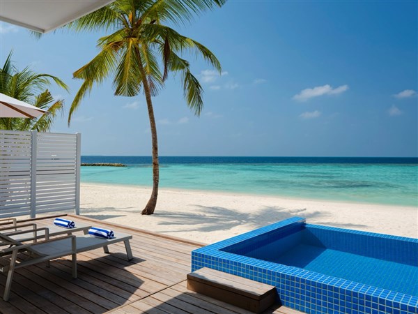 Eri Maldives výhled z vily na pláži | Eri Maldives